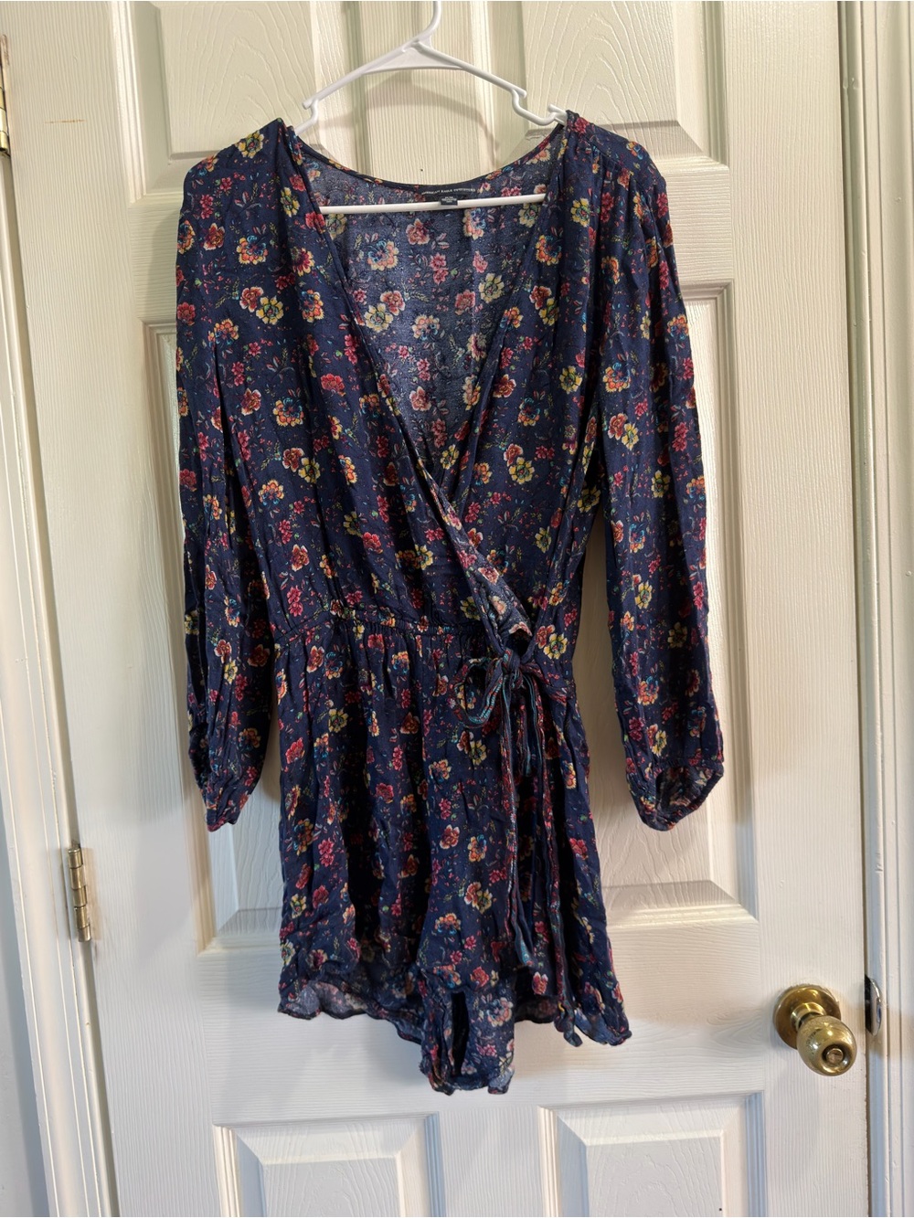 Women’s American Eagle Floral Wrap Romper